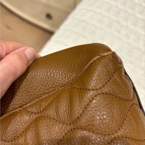 Saddle leather vera bradley tote/work bag - Picture 9 of 11